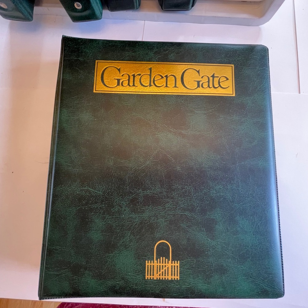Garden Gate Magazine 2004 Full Year Issues 55-60 with Green Collector Binder
